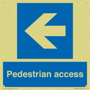Pedestrian access